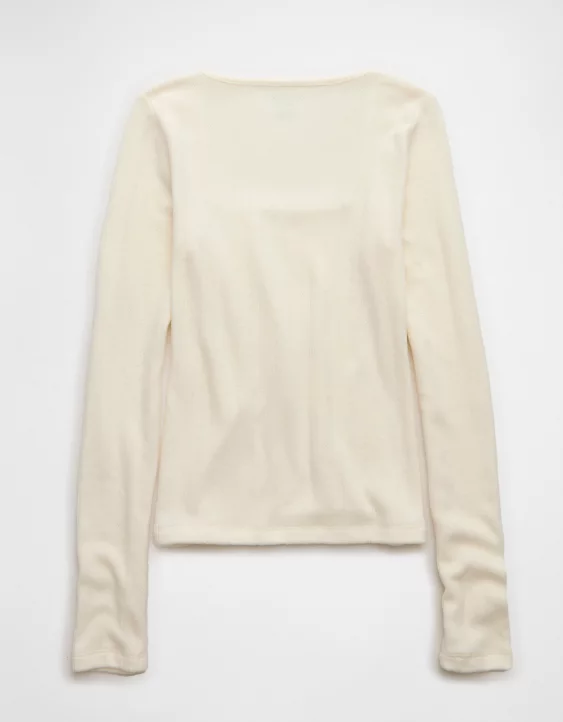 AE Long Sleeve Square Neck T-Shirt - Image 4