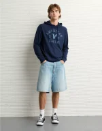 AE Lightweight Icon Logo Graphic Hoodie T-Shirt