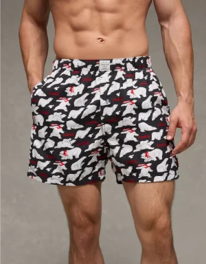 AEO Coca-Cola Flannel Pocket Boxer Short