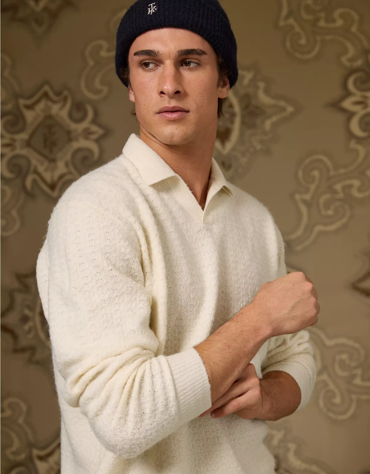 AE x Tru Kolors Long Sleeve Sweater Polo