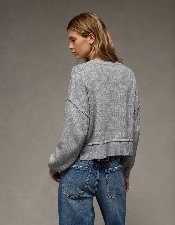 AE Ohio State Buckeyes Cropped Sweater - Image 2