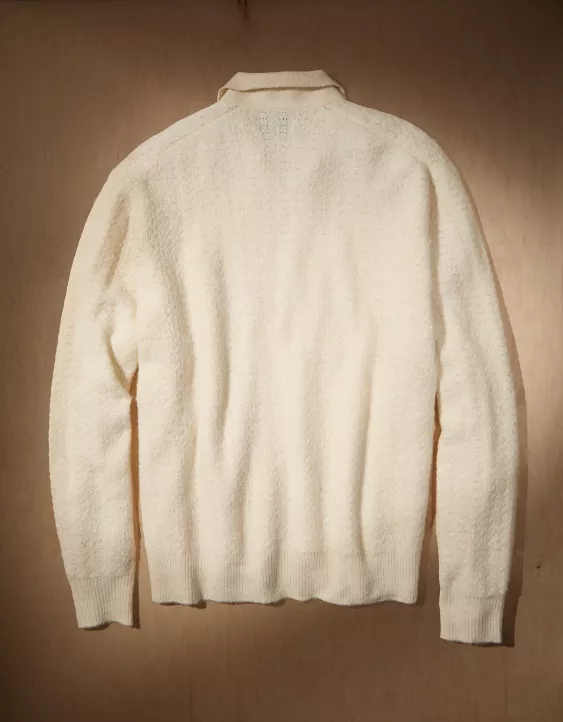 AE x Tru Kolors Long Sleeve Sweater Polo - Image 4