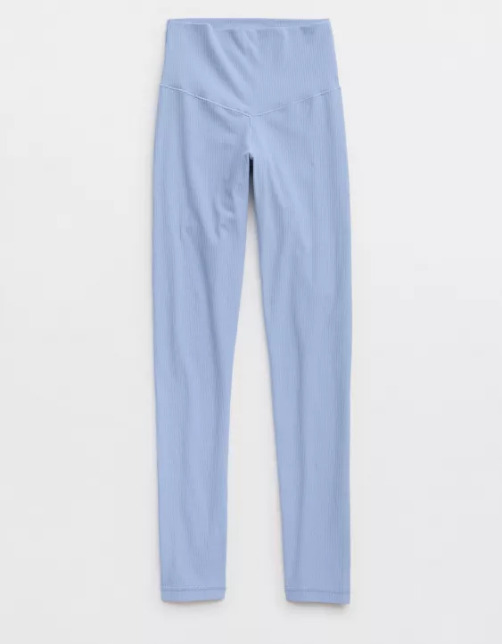 OFFLINE By Aerie Real Me XTRA High Waisted Ribbed Legging - Image 3