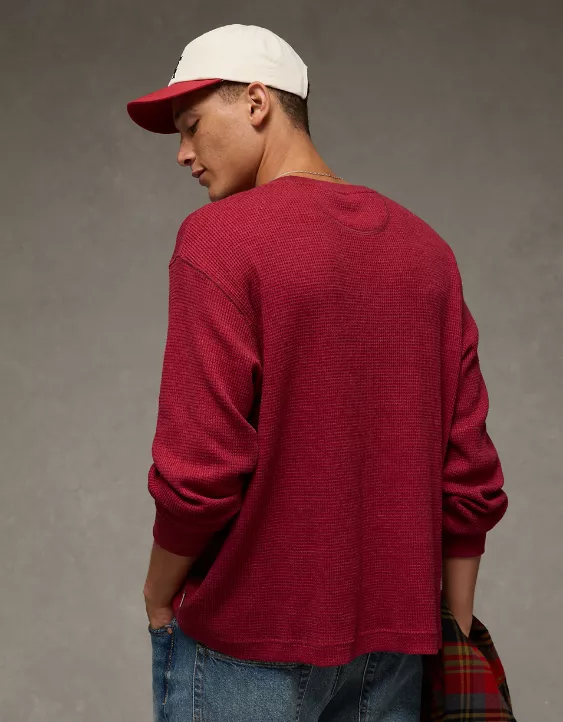 AE Cozy Waffle Thermal T-Shirt - Image 3