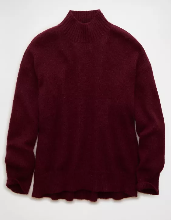 AE Oversized Mock Neck Sweater - Image 3