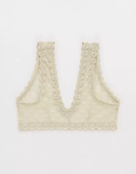 Show Off Daisy Mesh Plunge Bralette - Image 4