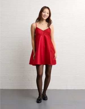 AE Bow Back Babydoll Mini Dress