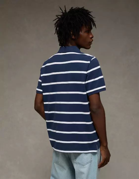 AE Striped Polo Shirt - Image 2