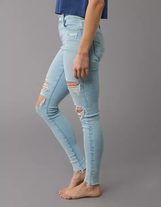 AE Next Level High-Waisted Ripped Jegging - Image 5
