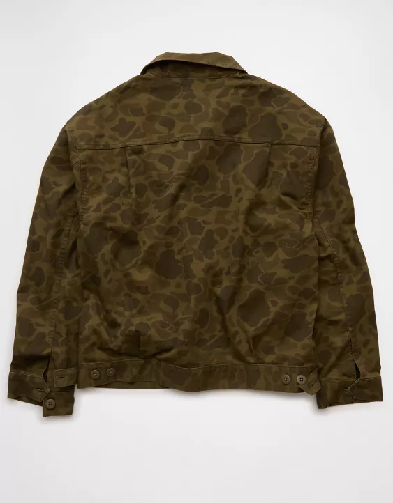 AE Camo Denim Trucker Jacket - Image 5