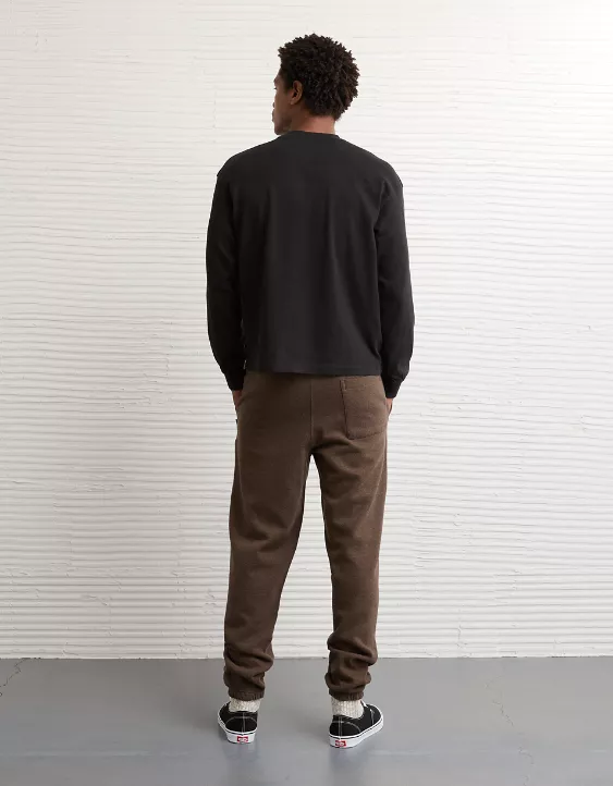 AE Long-Sleeve Boxy Sueded Jersey T-Shirt - Image 2