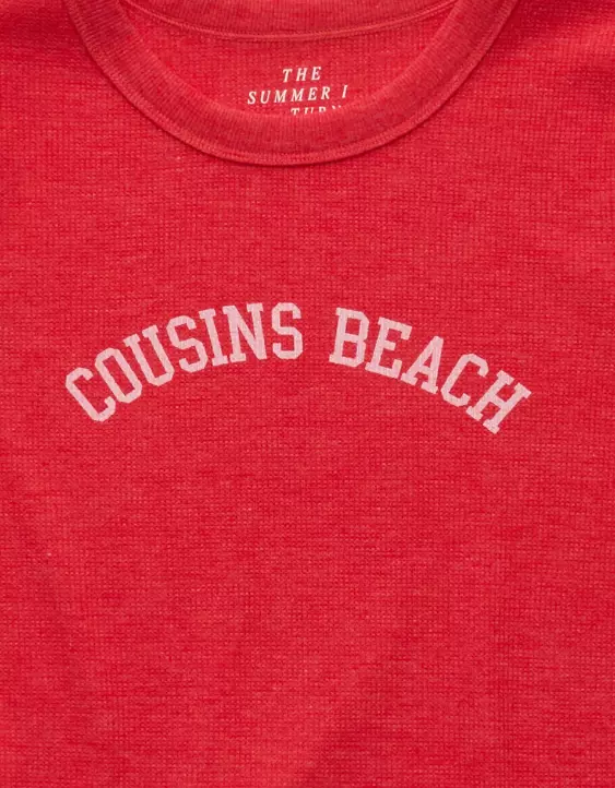 AE x The Summer I Turned Pretty Graphic Baby Tee - Image 6