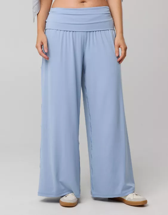 OFFLINE By Aerie Real Me Foldover Super Wide Leg Pant - Image 5