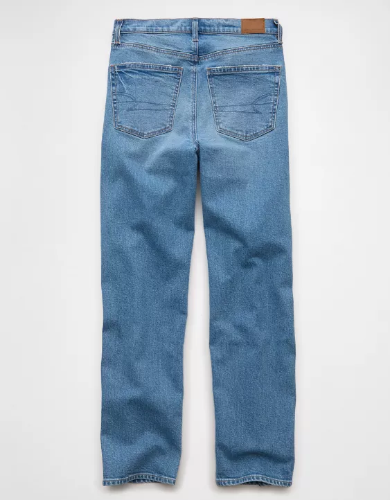 AE Strigid Super High-Waisted Baggy Straight Jean - Image 4