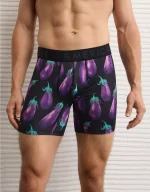 AEO Men's Eggplants 6" Flex Boxer Brief