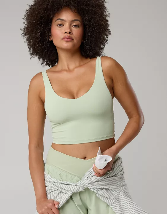 OFFLINE By Aerie Real Me Low Key Longline Sports Bra - Image 6