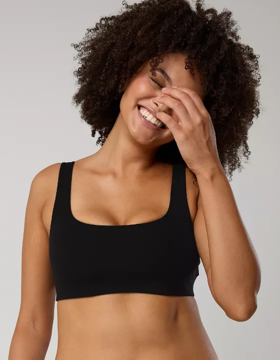 OFFLINE By Aerie Real Me XTRA Ribbed Classic Sports Bra - Image 5