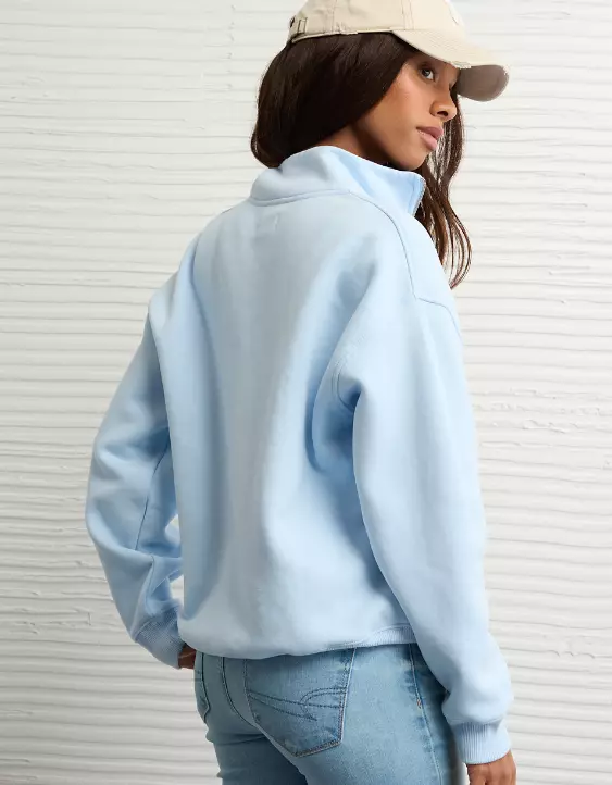 AE Everyday Luxe Quarter-Zip Sweatshirt - Image 2