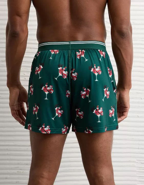 AEO Men's Ultra Soft Santa Pocket Boxer Short - Image 2