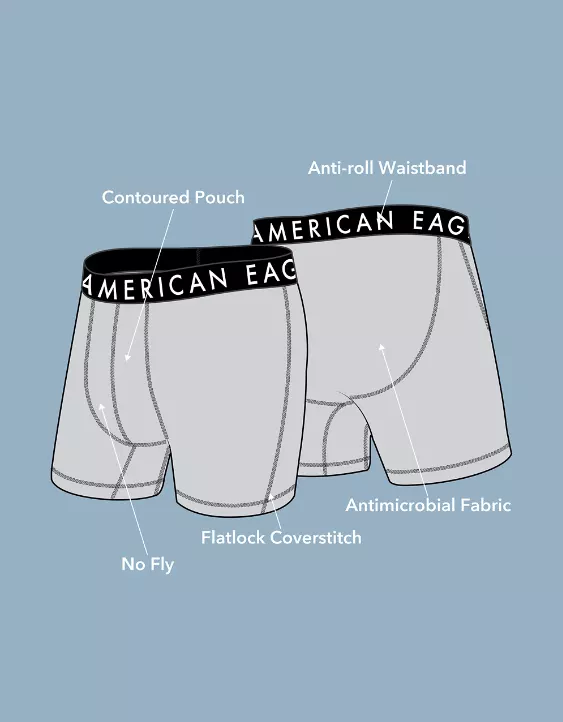 AEO Men's Avocado 6" Flex Boxer Brief - Image 6