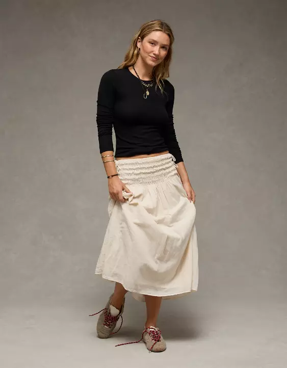 AE Long Sleeve Cozy Crew Neck T-Shirt - Image 5