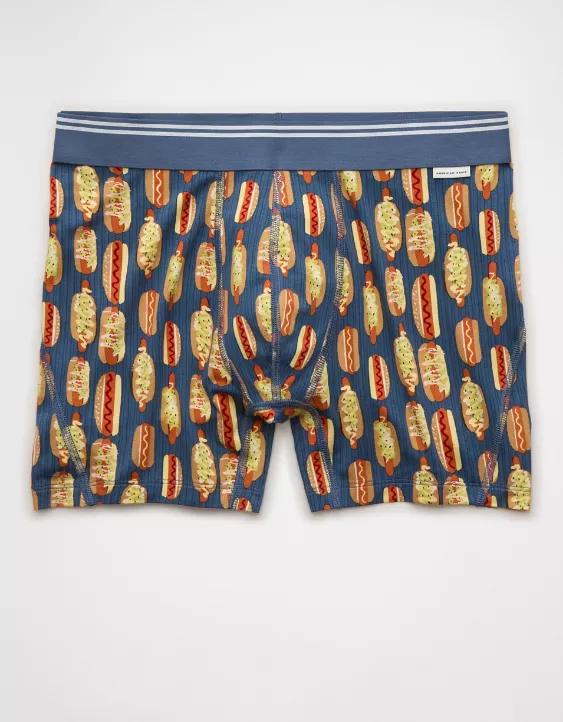 AEO Men's Hot Dogs 4.5" Ultra Soft Boxer Brief - Image 3