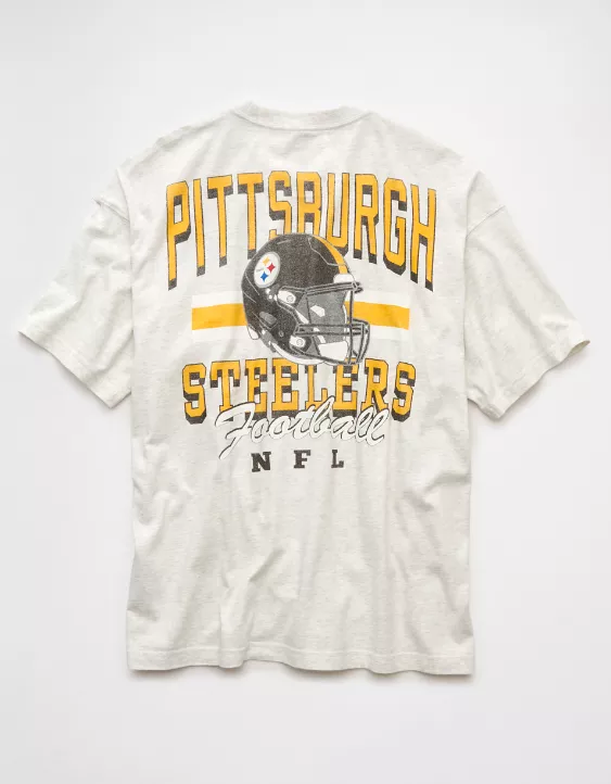NFL Boxy Pittsburgh Steelers Graphic T-Shirt - Image 4