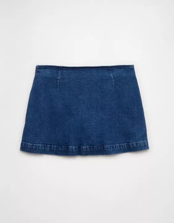 AE It Knit Denim Skort - Image 4