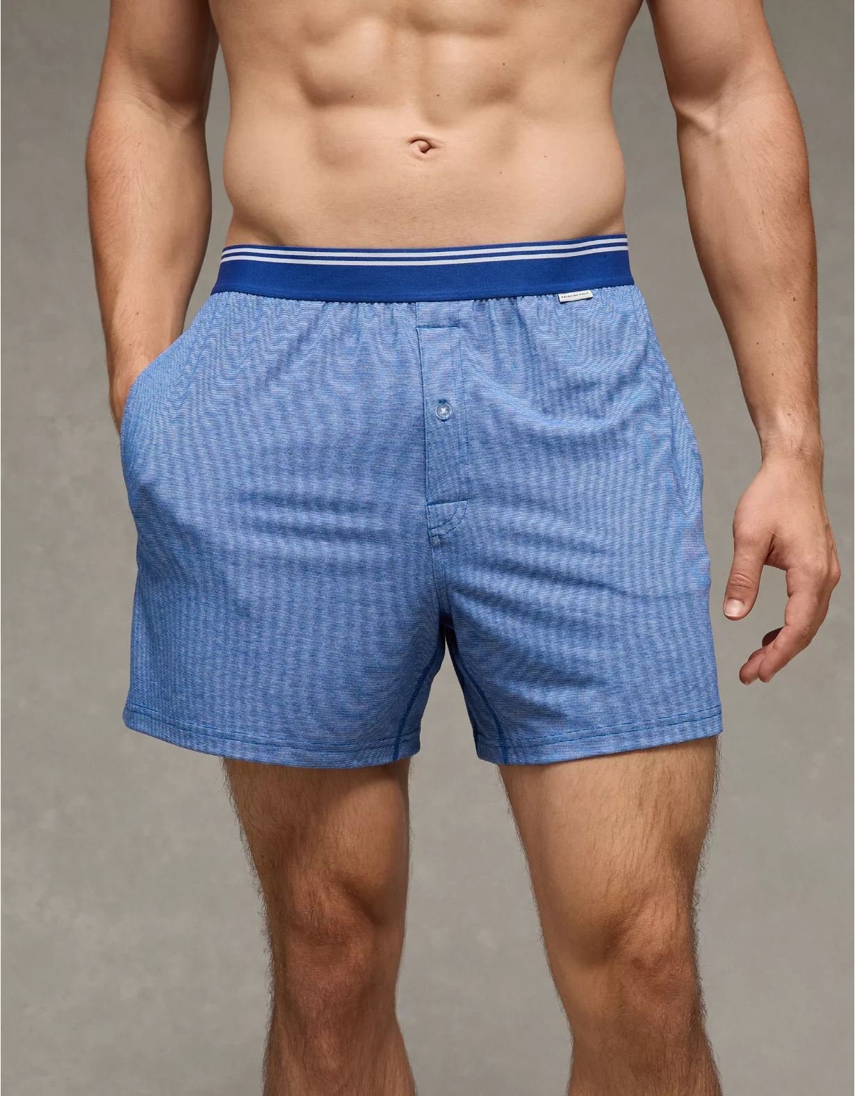 AEO Men's Spritz Ultra Soft Pocket Boxer Short