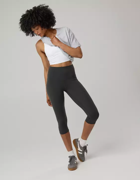 OFFLINE By Aerie Real Me XTRA High Waisted Capri - Image 6