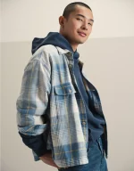 AE Boxy Flannel Shirt