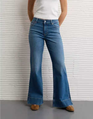 AE Stretch High-Waisted Flare Jean