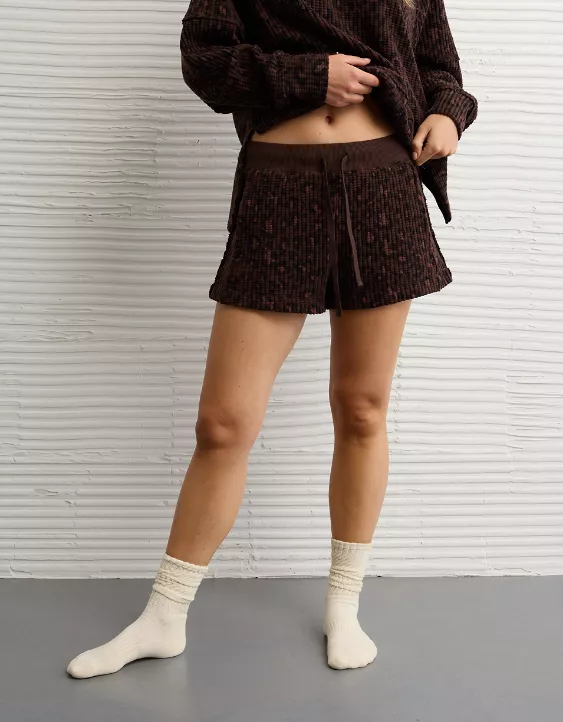 AE High-Waisted Big Hug Waffle Short - Image 6