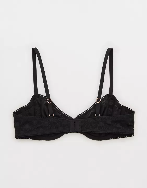 Show Off Heart Mesh Unlined Bra - Image 4