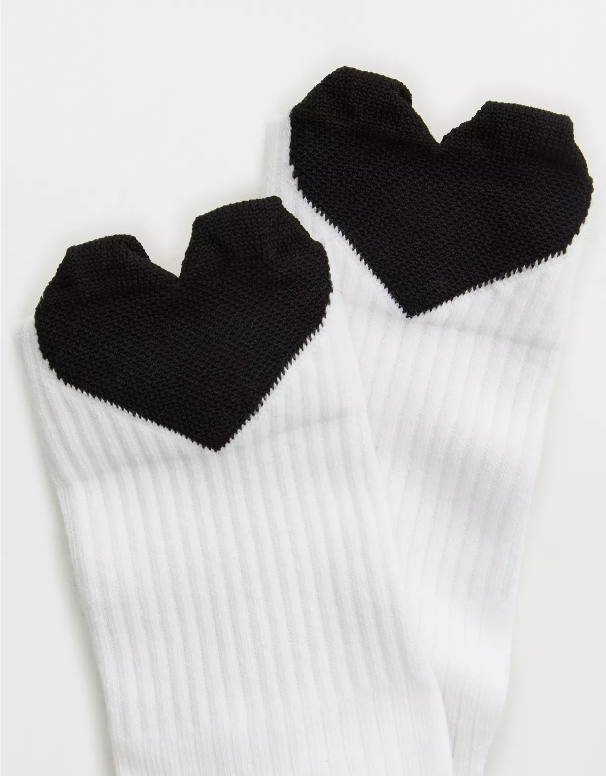 Aerie Ribbed Cotton Crew Socks