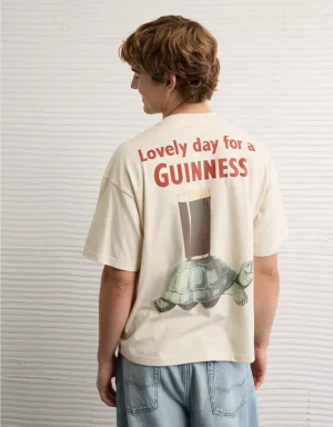 AE Boxy Guinness Graphic Pocket T-Shirt