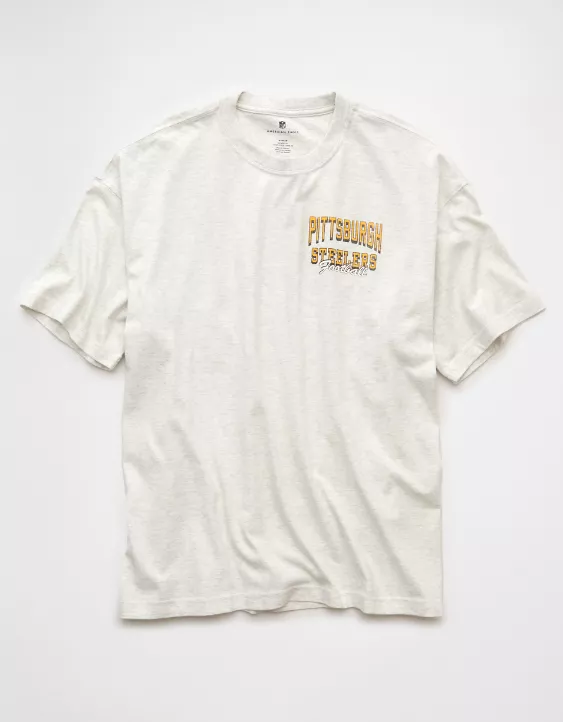 NFL Boxy Pittsburgh Steelers Graphic T-Shirt - Image 3