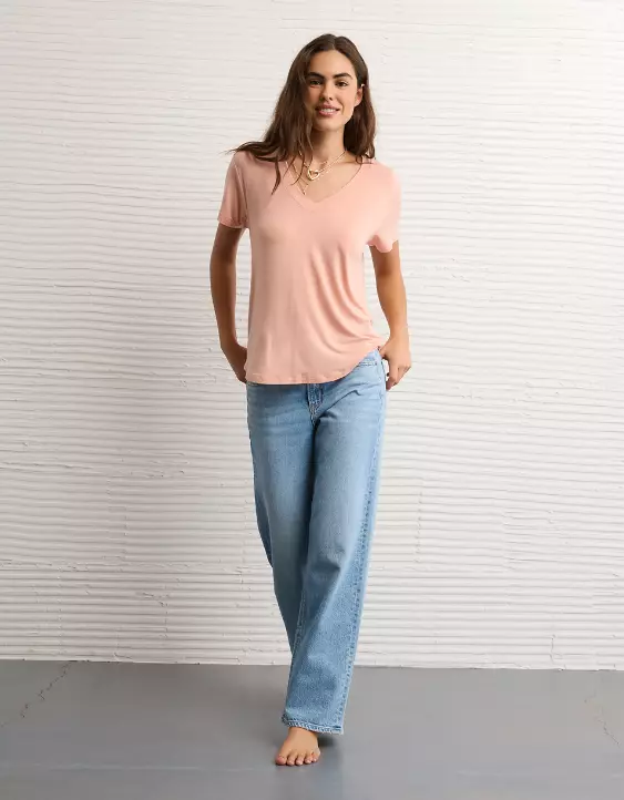 AE Soft & Sexy V-Neck T-Shirt - Image 5