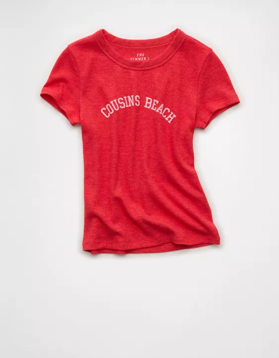 AE x The Summer I Turned Pretty Graphic Baby Tee - Image 3