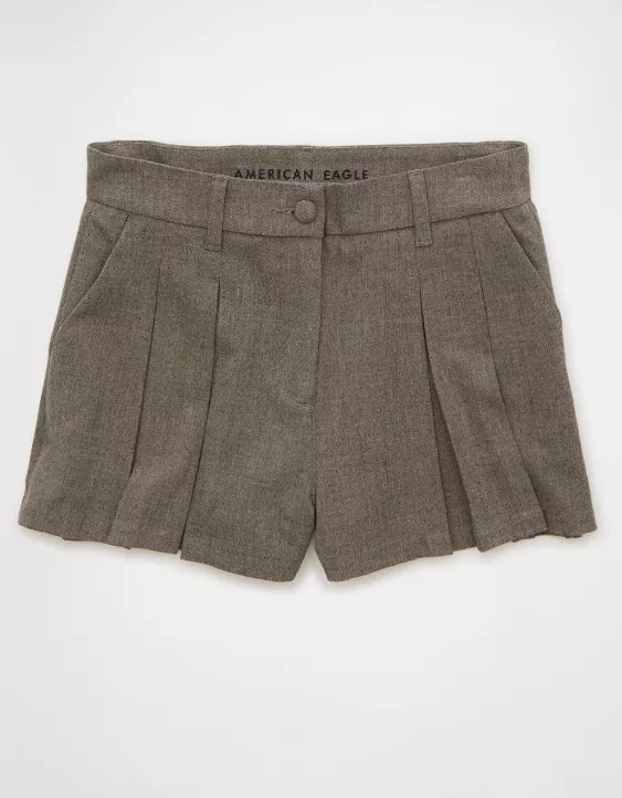 AE Super High-Waisted Pleated Trouser Short - Image 3