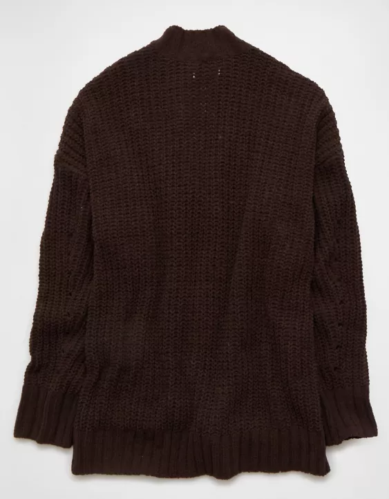 AE Chenille Cardigan Sweater - Image 4