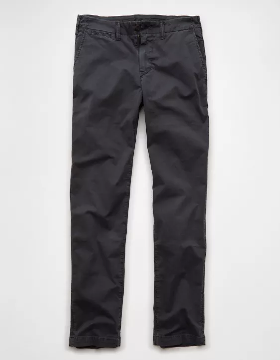 AE Flex Original Straight Lived-In Khaki Pant - Image 3