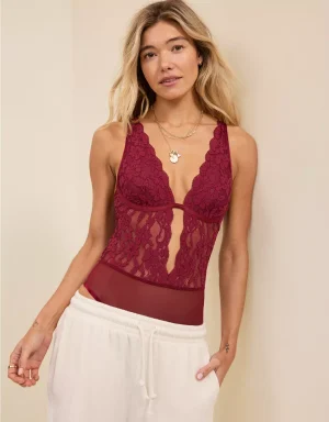 Show Off Chenille Lace Bodysuit