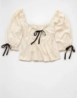 AE Puff Sleeve Babydoll Tee