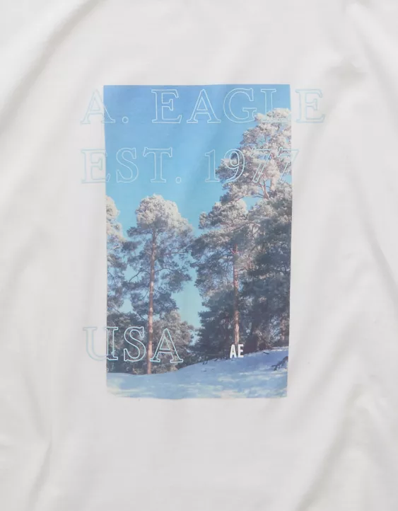 AE Boxy Long Sleeve Destination Graphic T-Shirt - Image 6