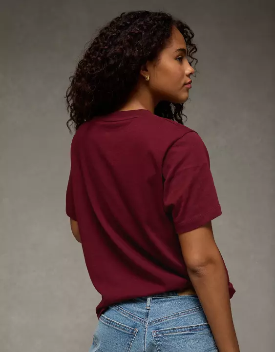 AE Los Angeles Velvet Graphic T-Shirt - Image 2