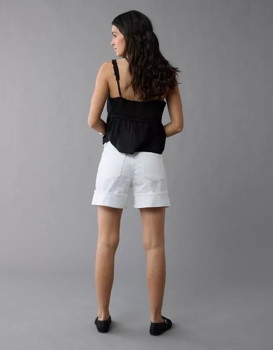 AE 6" Strigid Super High-Waisted Relaxed Denim Short - Image 2