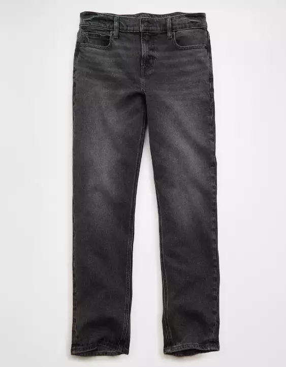 AE Stretch Super High-Waisted Straight Jean - Image 3