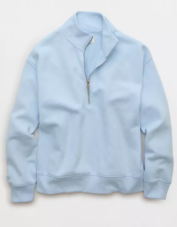 AE Everyday Luxe Quarter-Zip Sweatshirt - Image 3