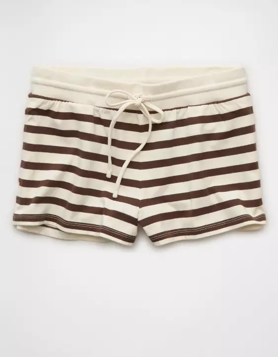 AE Stretch High-Waisted Fleece Shortie - Image 3
